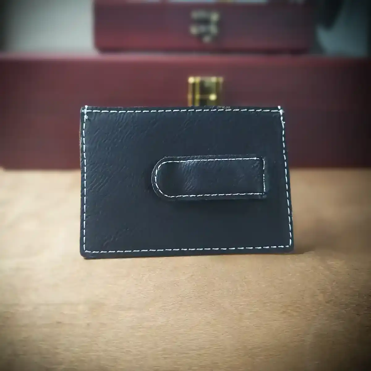 Card wallet with money clip