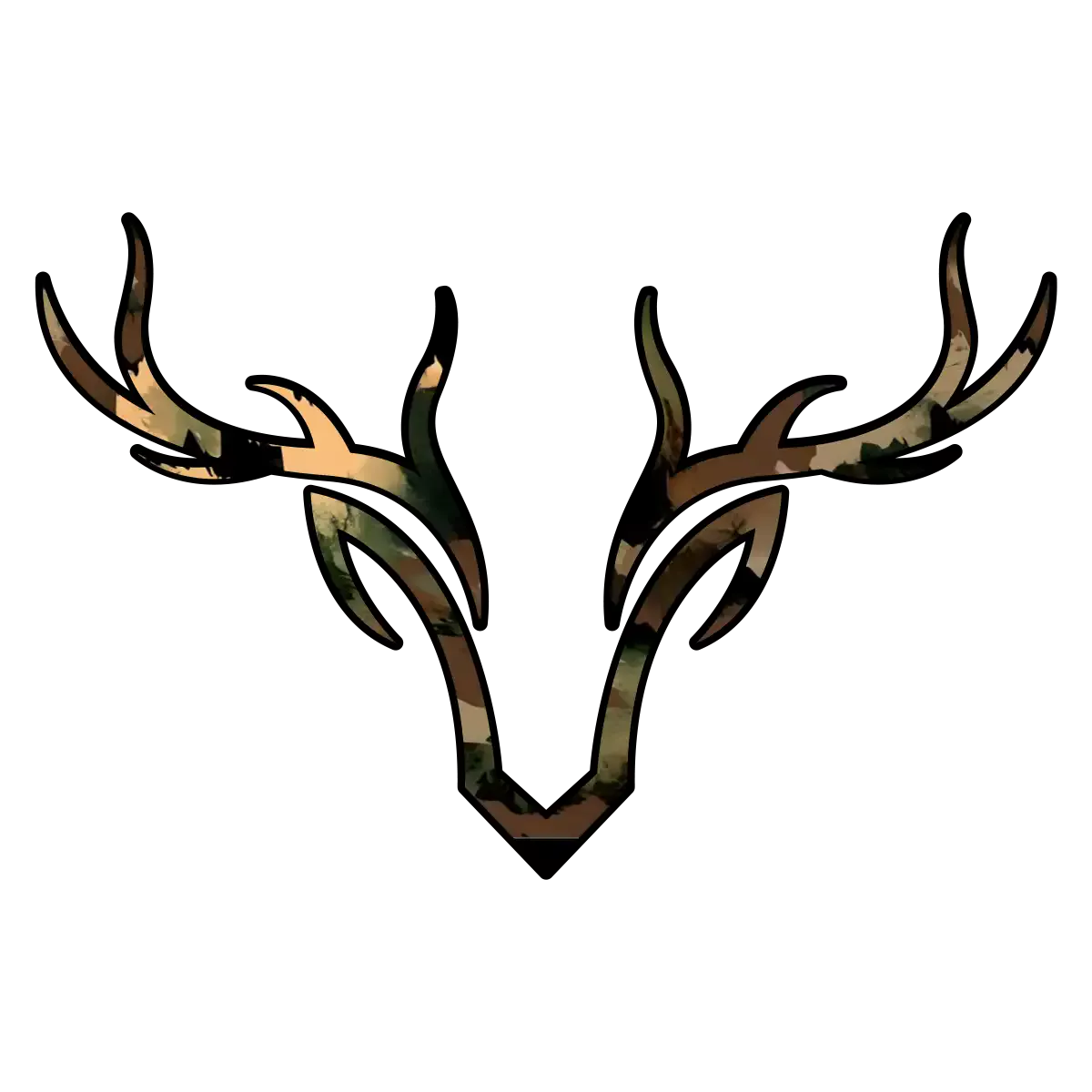 Camo antlers design