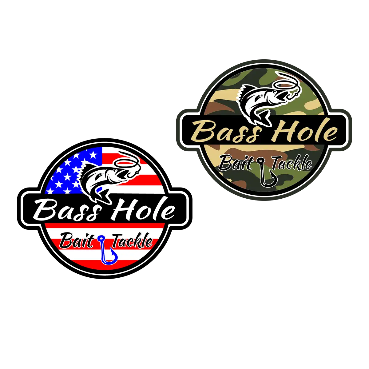 Bass hole bait and tackle designs