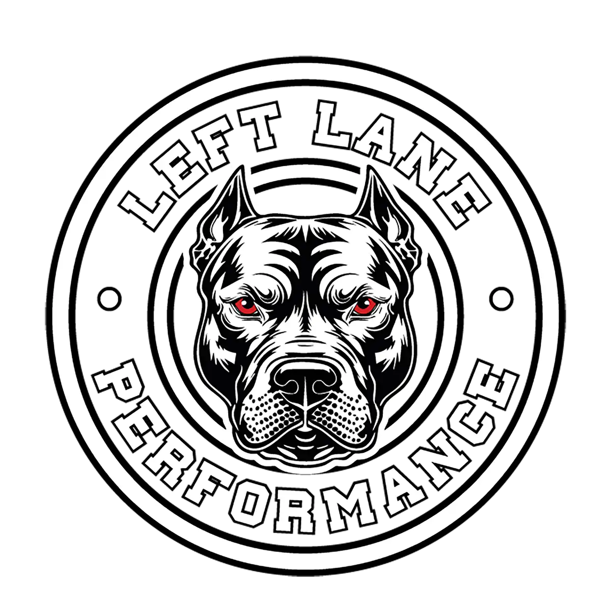 Left Lane Performance white design