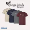 Bass Hole Bait and Tackle design on Gildan shirts